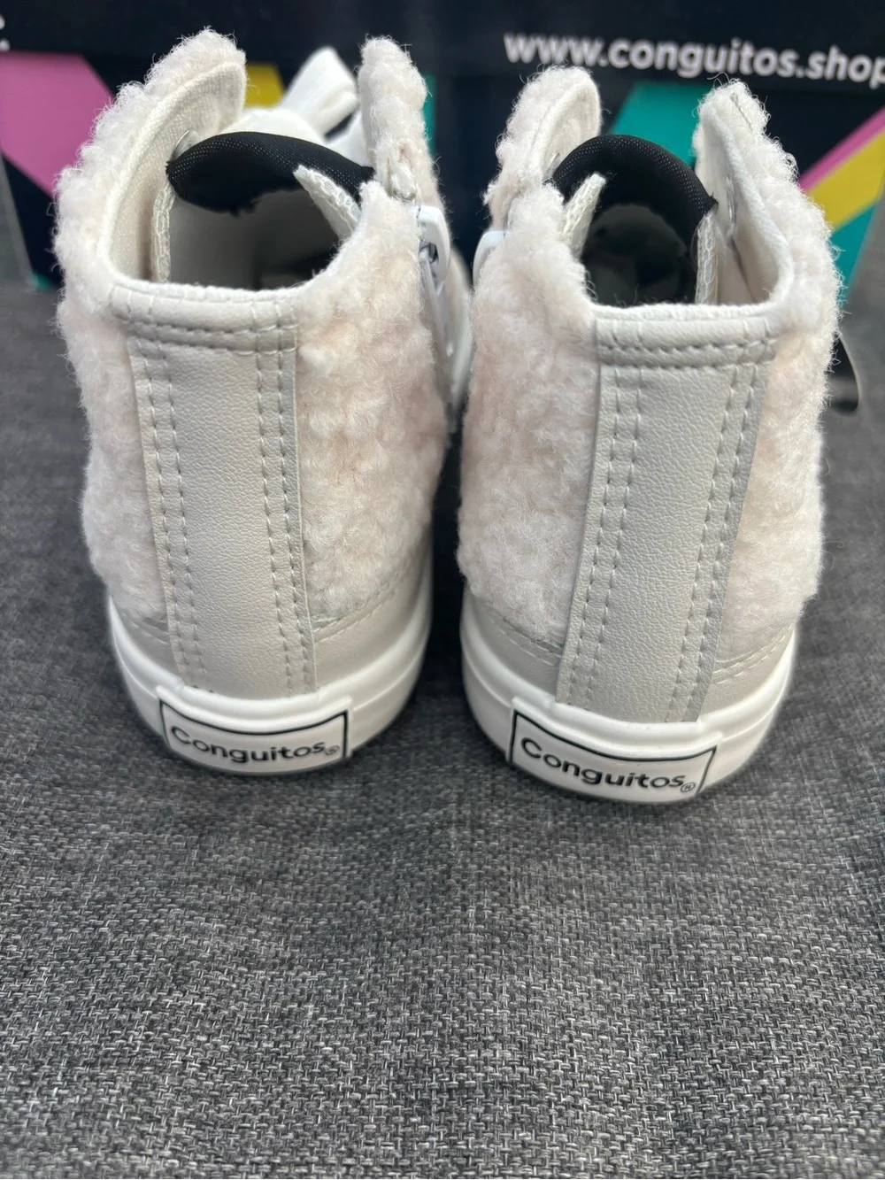 New Conguitos Fleece Hi Top Sneakers